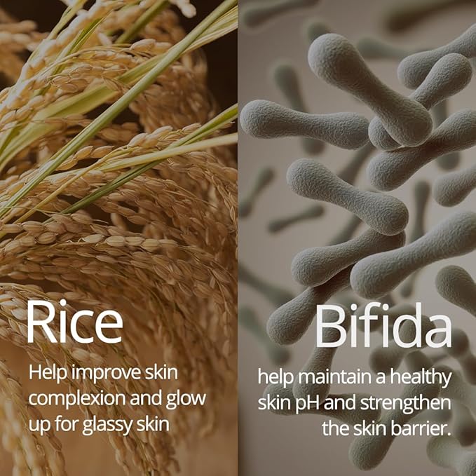 Farmstay Rice & Bifida Glowing Serum, Dark Spot Remover Correcting for face with Niacinamide, for Women & Men, Korean Skin Care, 1.18 Fl. Oz.