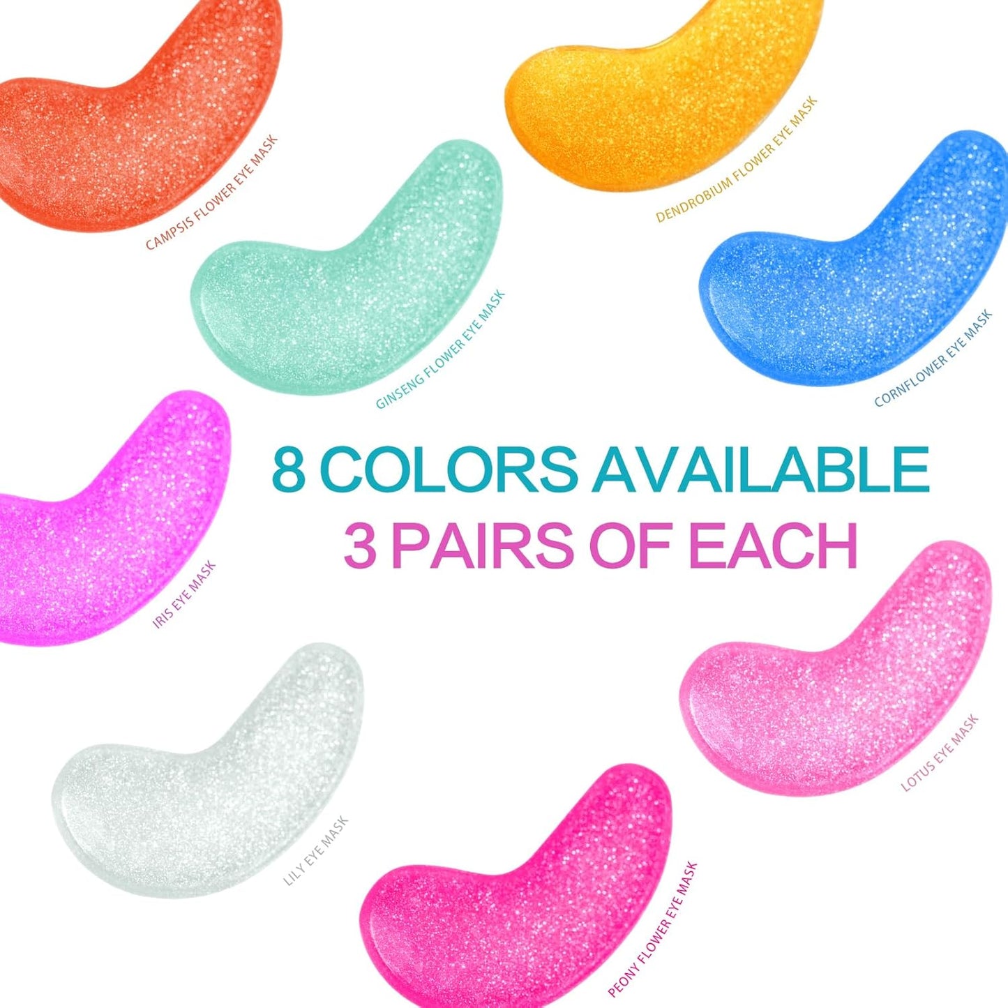 TUNBOT Under Eye Patches 24 Pairs - Gift Box Packaging, Natural Plant Extracts Eye Mask with Hyaluronic Acid, Reduces Puffiness & Dark Circles, Anti-Aging Eye Gel Pads for Facial Care