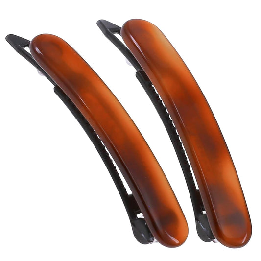 Camila Paris CP3376 French Hair Barrettes Clips for Women, Handmade, Girls Side Slide-in Barrette Clip, Hair Accessories for Women. Strong Hold No Slip Grip Fashion Durable Styling, Made in France