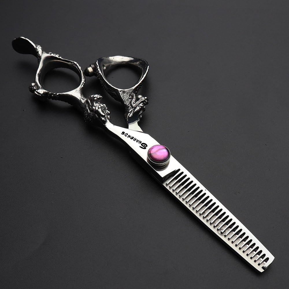 6/7/7.5/8/9 inch Japanese 440C Styling Studio Scissors Barber Professional Styling Tool Set Scissors (6-inch Thin Scissors)