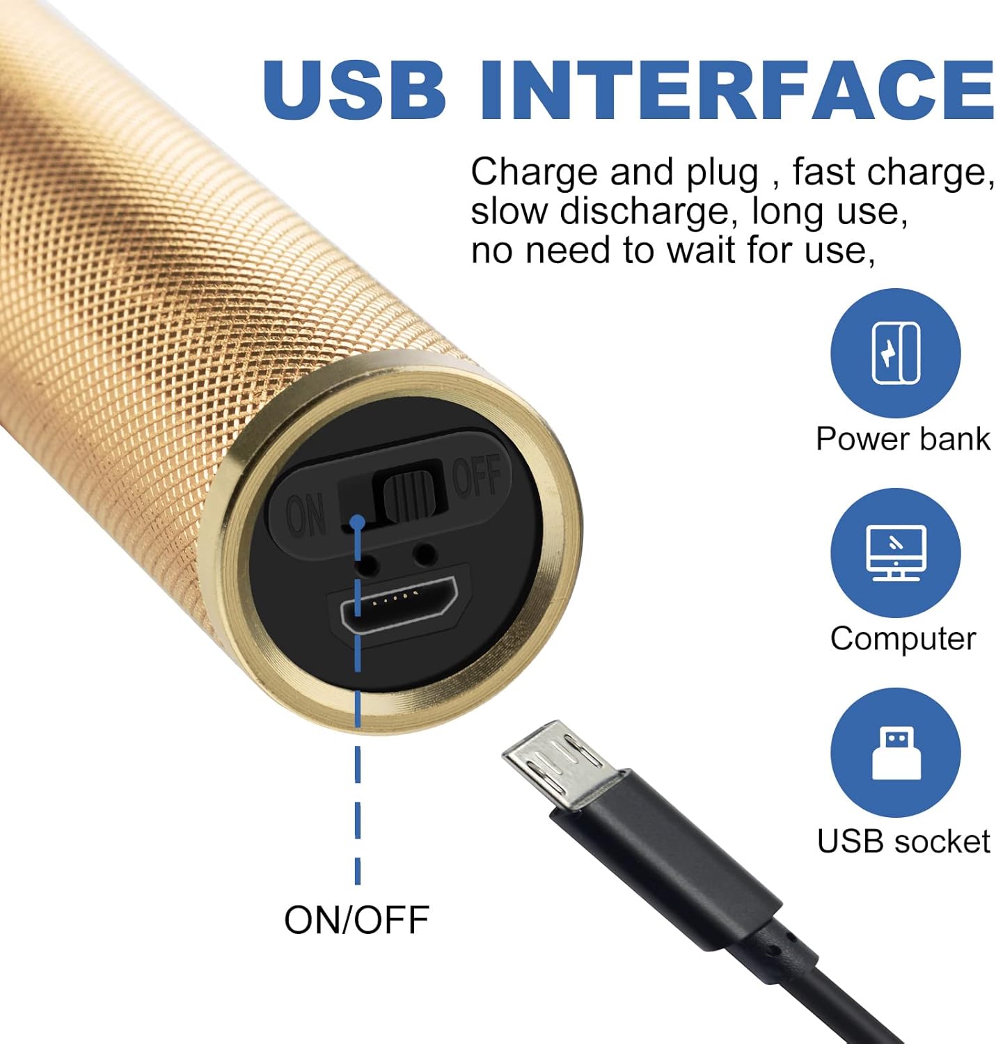 candyfouse Hair Clippers for Men, Rechargeable Beard Trimmer with 4 Limit Combs, Grooming Kit for Barbers Haircut, USB Type-C Charging, Professional Shaver Gifts