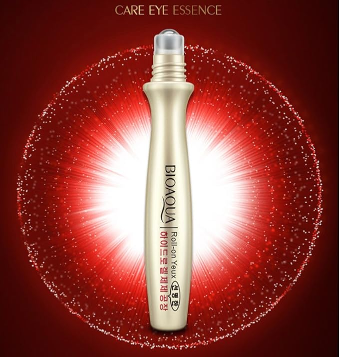 BIOAQUA Gold Essence Collagen Eye Cream Anti Dark Circle Wrinkle Repairing Ball-Pen Plant Extracts Moisturize Charm