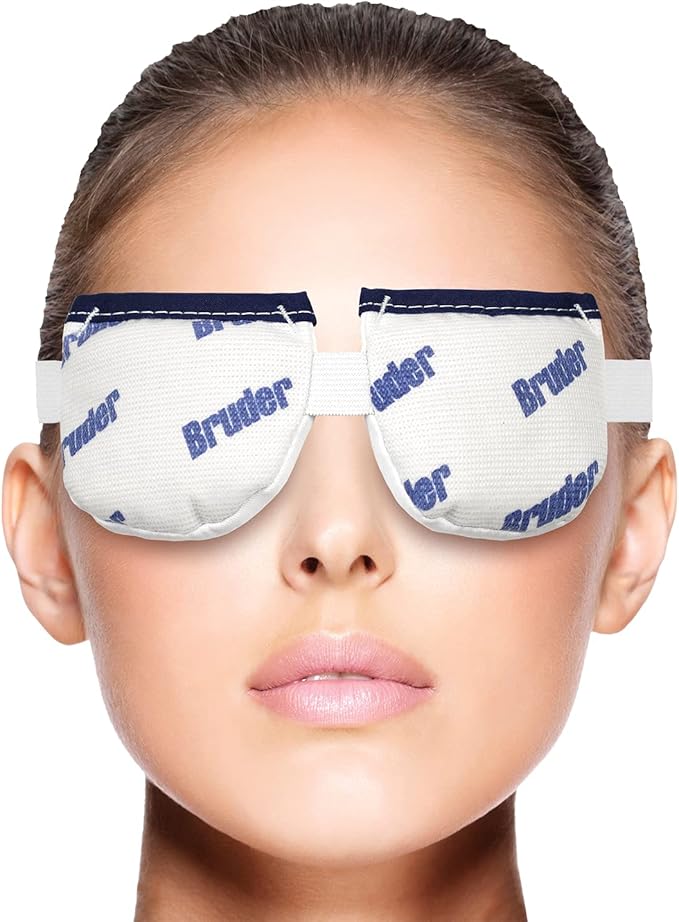 Bruder Moist Heat Eye Compress | Microwave Activated | Fast Acting and Effective Relief for Dry Eye and Other Eye Irritation