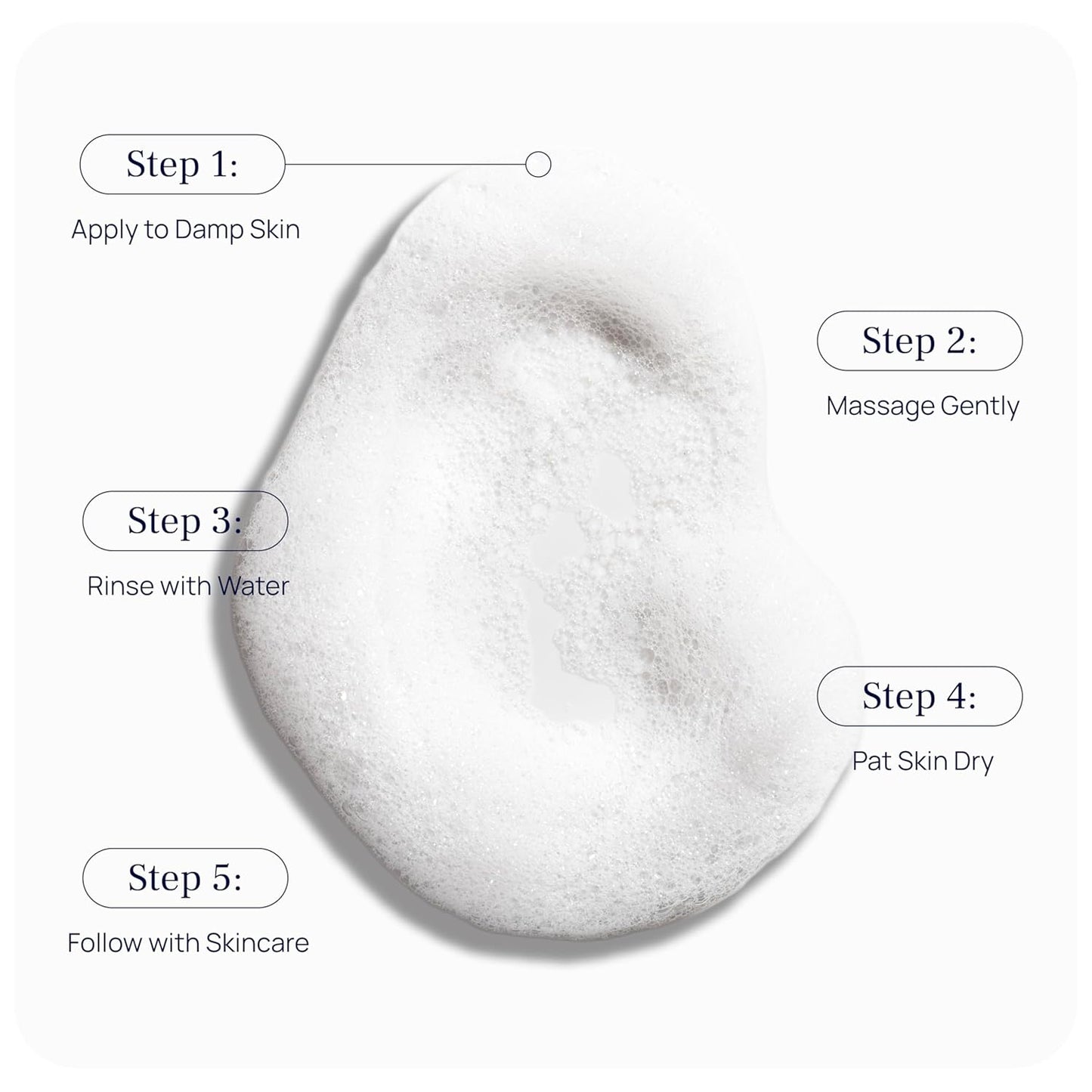 PUREANCE Cleansing Foam - Face Wash for Women - Gentle Foaming Facial Cleanser - Sensitive Skin Facewash - With Calendula, Chamomile, Lactic Acid & More - 5.07 Fl Oz