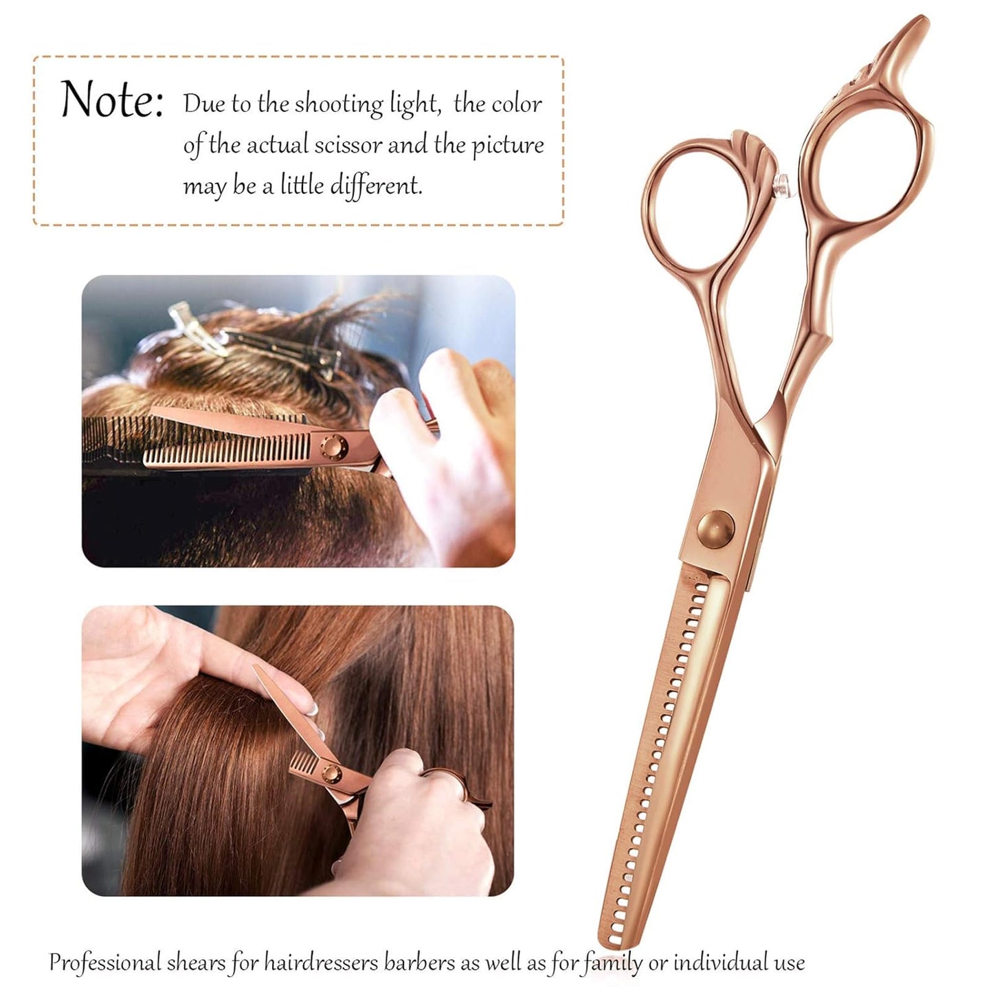 JASON 6" Hair Thinning Scissors, 30 Teeth Hair Blending Scissor Professional Trimming Hair Cutting Shears for Barber, Hairdresser, Stylist, Women and Men, Japanese 440C Stainless Steel