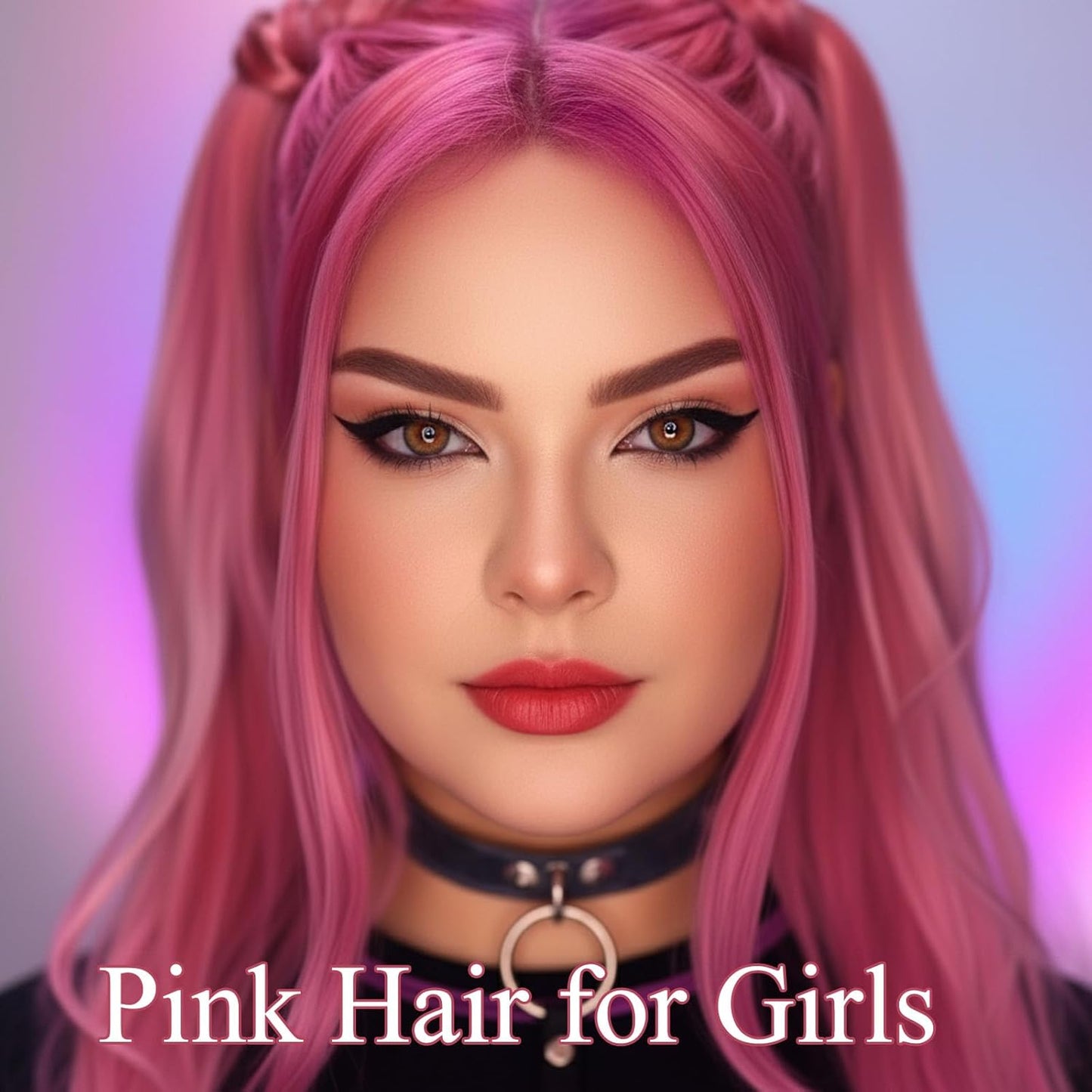 Pink Temporary Hair Color Dye for Kids Girls,Washable Temporary Hair for Halloween,Instant DIY Hair Dye Coloring Gel Cream for Cosplay Carnival Sport Events Birthday Party