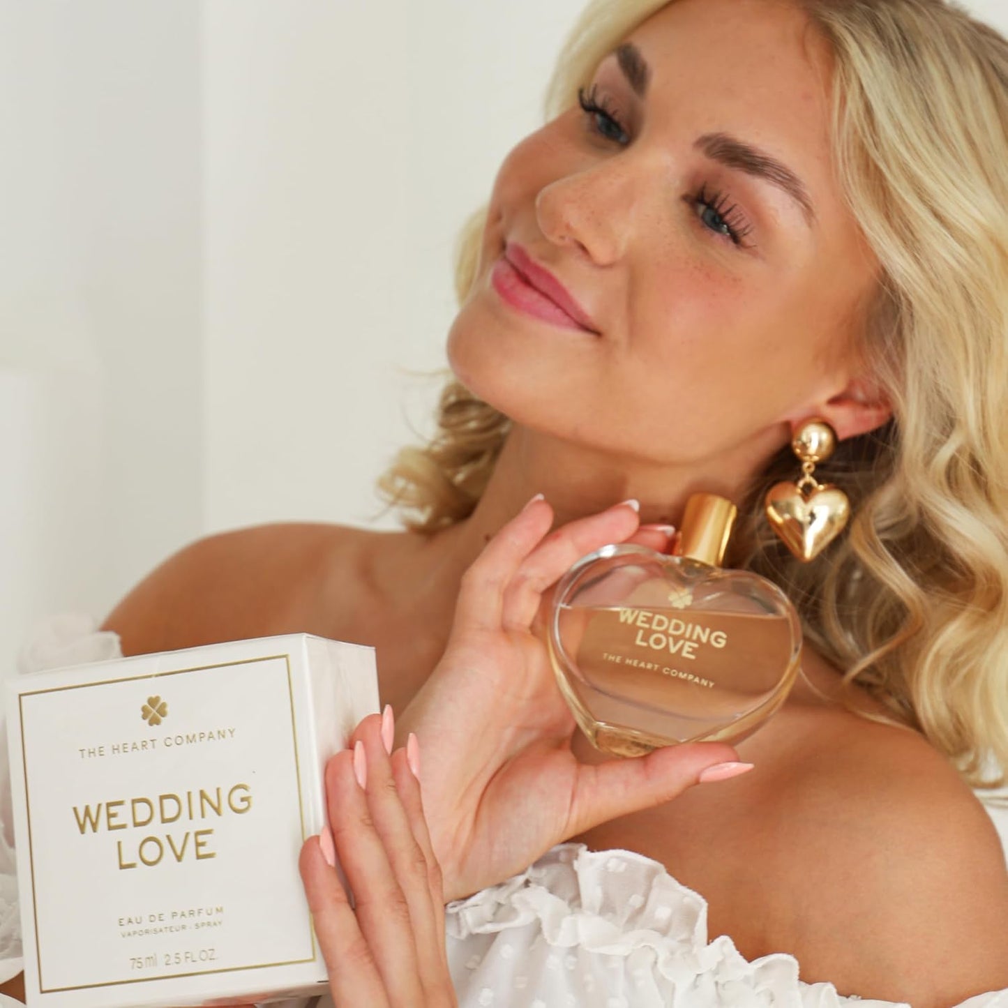 THE HEART COMPANY WEDDING LOVE Perfume for women | Fruity Sweet Women's Fragrance | Bridal Shower Gift | Wedding Gift for Bride | Vegan & Cruelty-Free EDP 75ml - 2.5 fl oz.