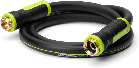 Heavy Duty Garden Hose 5ft x 5/8” – Flexible Water Hose, Leak-Proof, Lightweight Hybrid Hose– Durable Outdoor Hose, Kink Free