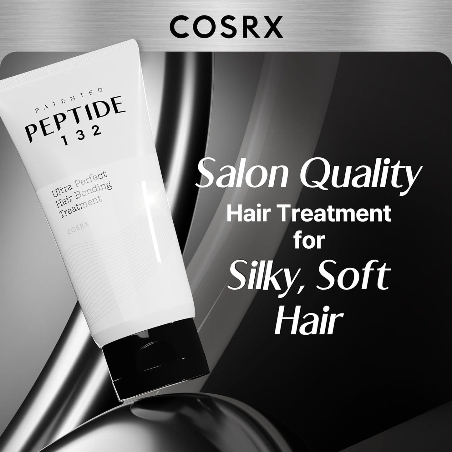 COSRX PEPTIDE 132 Hair Bonding Repair Treatment - Deep Conditioner Hair Mask for Damaged, Dry Hair, Repairs Breakage & Split Ends, For All Hair Types, Stocking Stuffers – 4.05 fl oz
