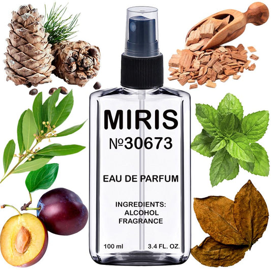 MIRIS No. 30673, Inspired by Ciga, Long-Lasting Eau de Parfum for Men, Spray 3.4 Fl Oz / 100 ml
