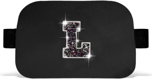 Graduation Gifts for Girls Teens Kids Women Her - 2024 Graduation Gifts,Belt Bag Cute Trendy Stuff Graduation Essentials Accessories | Black,Initial L