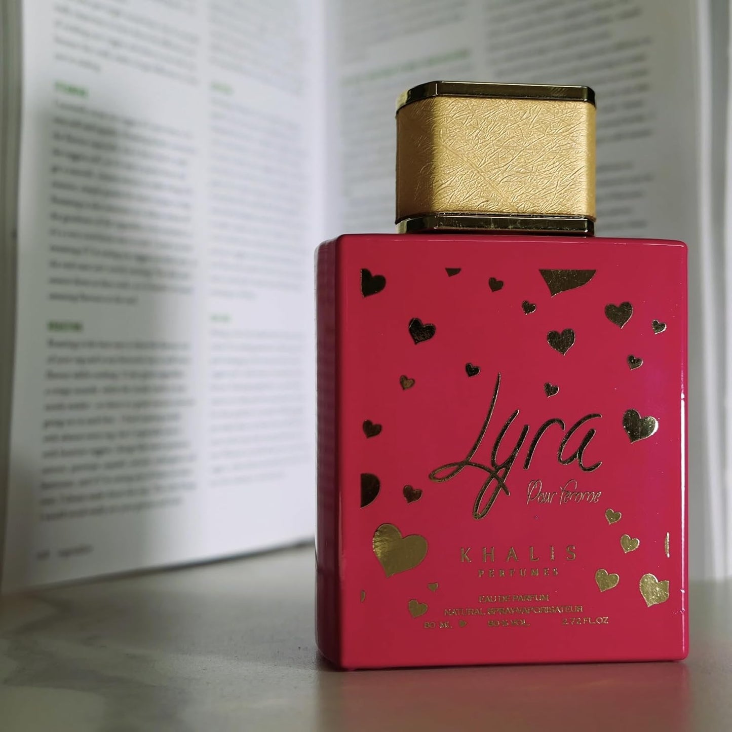 Khalis Lyra Pour Femme Eau de Parfum 3.4 oz - Elegant Womens Perfume with Citrus Florals and Soft Woods Accords loved for its long lasting trail and compliment catching aroma