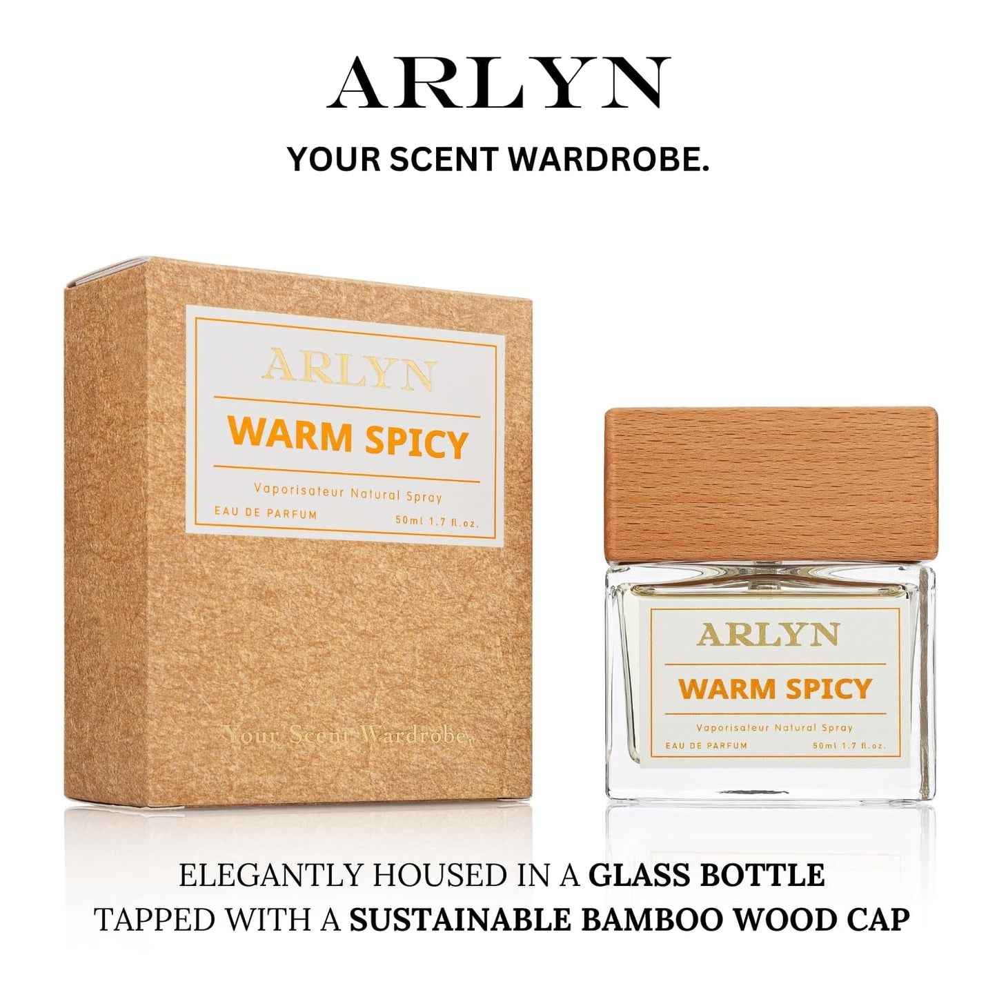 ARLYN Warm Spicy Eau de Parfum, Inspired by Killia.n Pari.s An.gel Sha.r.e,Long-Lasting Perfume For Men & Women, Vegan, Cruelty Free, Made In USA - 50 ml | 1.7 Oz