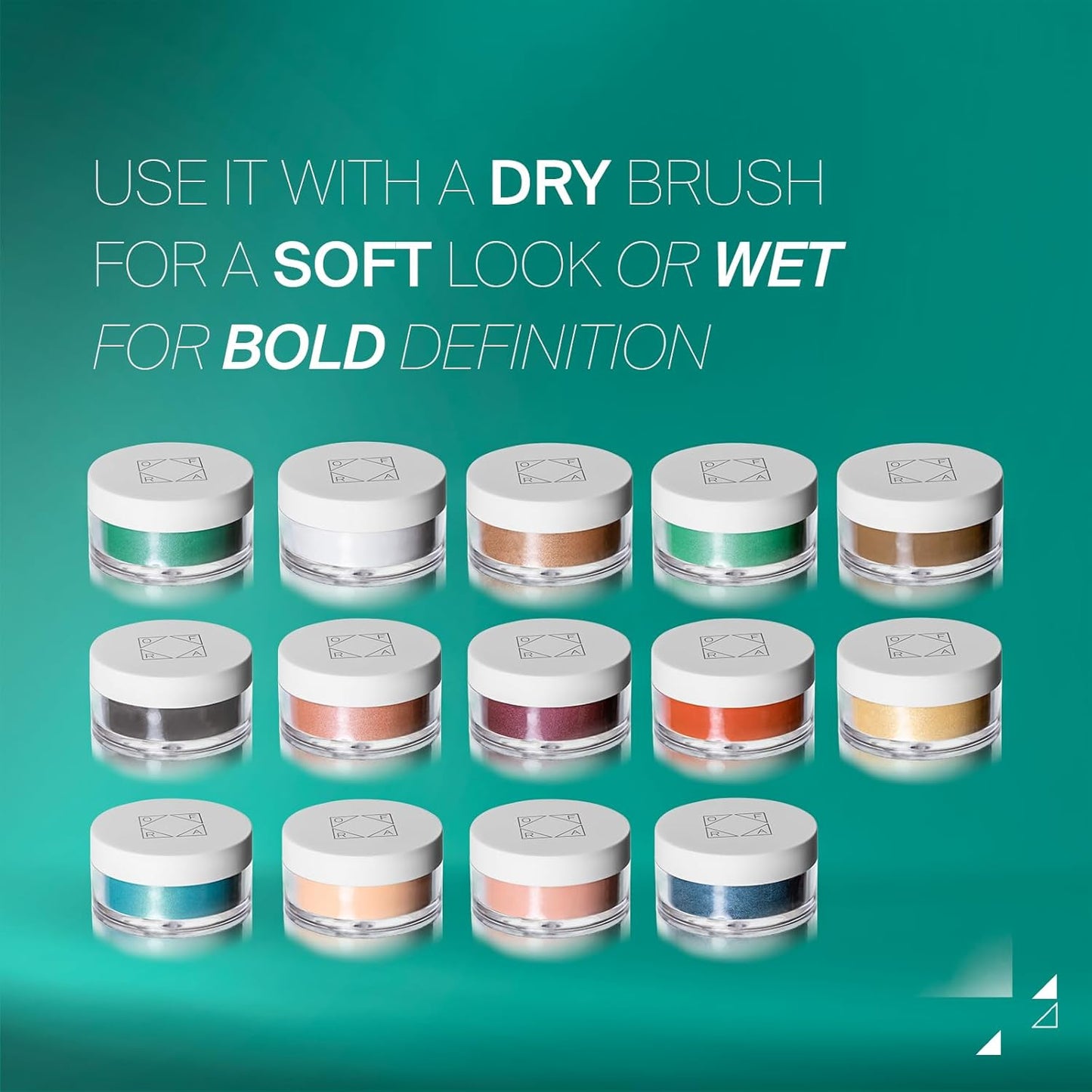 Ofra Loose Eyeshadow - Slate | Highly Pigmented Single Eyeshadow for Bold, Lasting Color | Smooth, Blendable Formula for Stunning Eye Looks | 6g