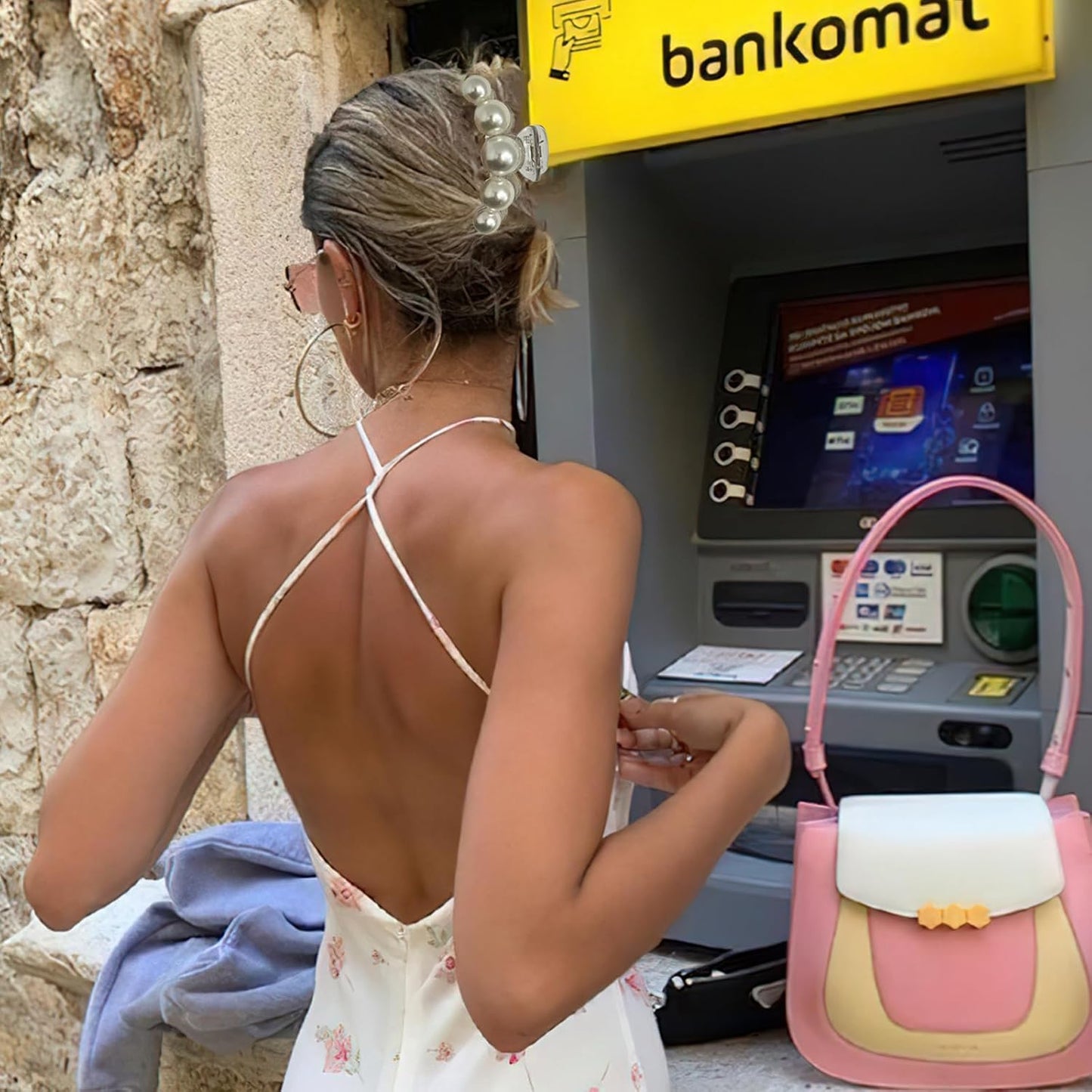 Pearl Hair Clips for Women/Girls,6PCS Strong Hold Large Hair Claw Clips for Thick/Thin Hair Claws,Nonslip Cute Decorative Bobby Hair Pins,Spiral Hair Ties,Wedding Hair Accessories Gifts (B-milk)