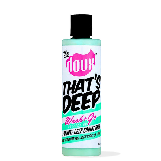 The Doux THAT’S DEEP 5-Minute Deep Conditioner for Women – Hair Treatment & Deep Conditioning Hair Mask with Tea Tree – Conditioner for Dry Hair, Frizz, & Damage Repair – Hair Moisturizer