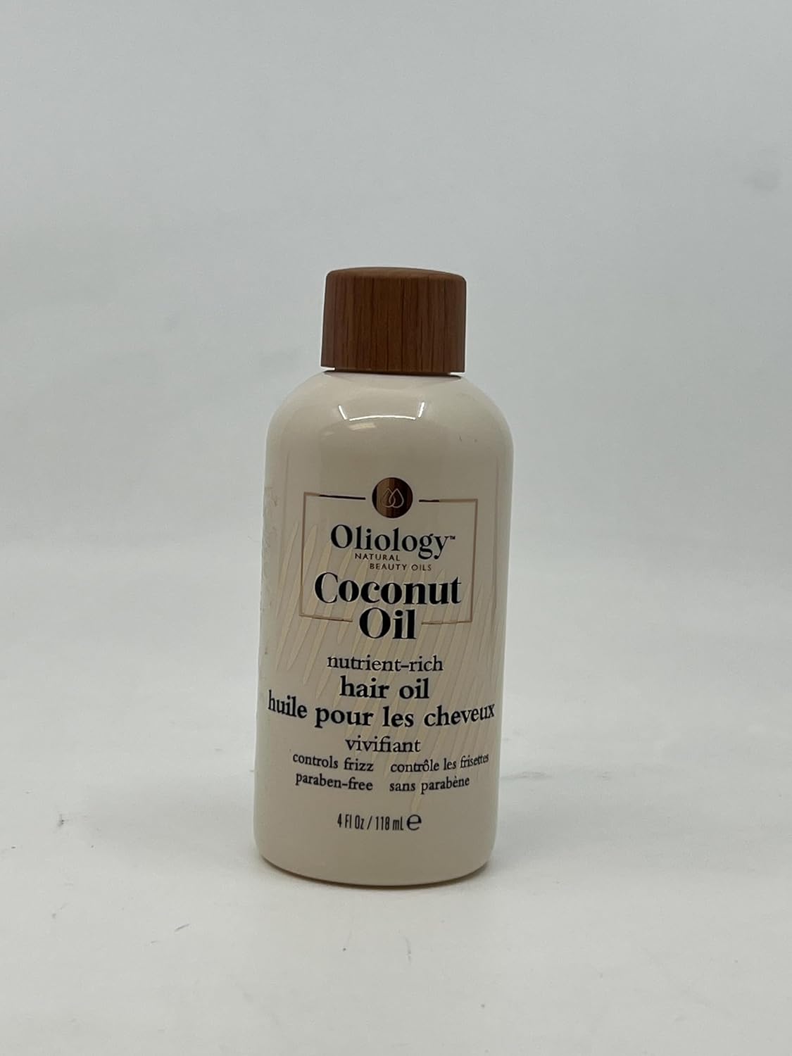 Oliology Coconut Hair Oil - Meds Split Ends, Controls Frizz, Hydrates & Softens - Lightweight Formula Helps Repair Distressed Hair from Heat Styling & Treatments | Made in USA & Paraben Free (4oz)