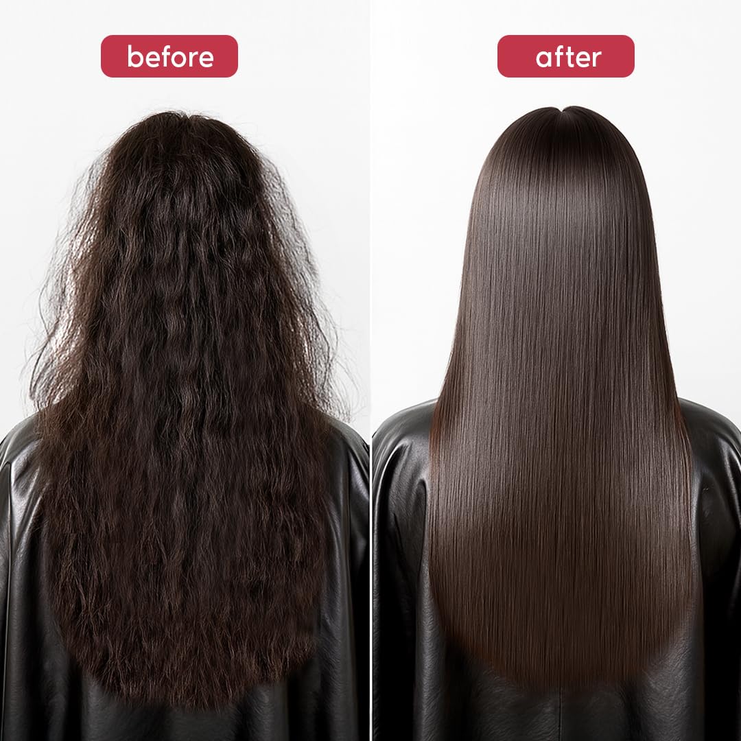 I Belli Capelli Ravenna Hair Straightening Kit – Repair Hair B-tox & Repair Oil – Anti-Frizz, Intense Hydration, Shine – Formaldehyde-Free – B-otox Hair Treament For All Hair Types (2-Pack)