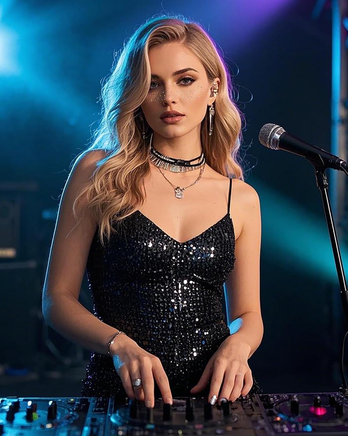 Body Face Glitter Makeup for Kids Women Girls, Sliver Glitter Makeup Speckles for Face, Singer Concerts Festival Holiday Party Rave Accessories - 8 Counts