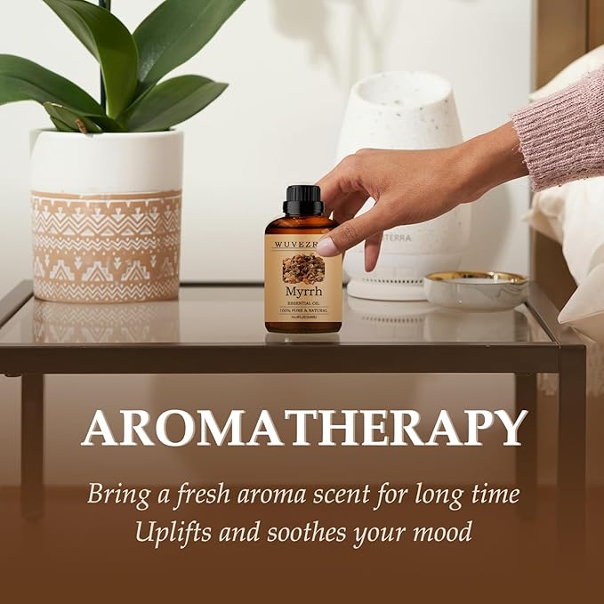Myrrh Essential Oils 240ML, Pure Myrrh Essential Oil for Aromatherapy Diffuser - 8 Fl Oz