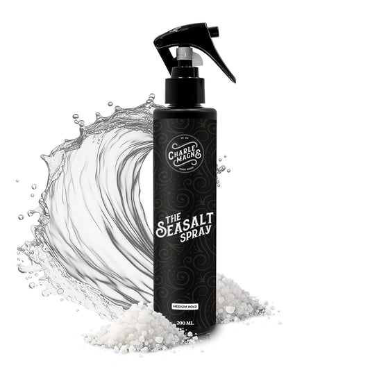 Sea Salt Spray for Men - Salt Water Texture & Volume Spray for Men’s Beach Waves & Curls with Heat Protection 200 ml - Made in Germany (6.76 Fl Oz, Medium Hold (Pack of 1))