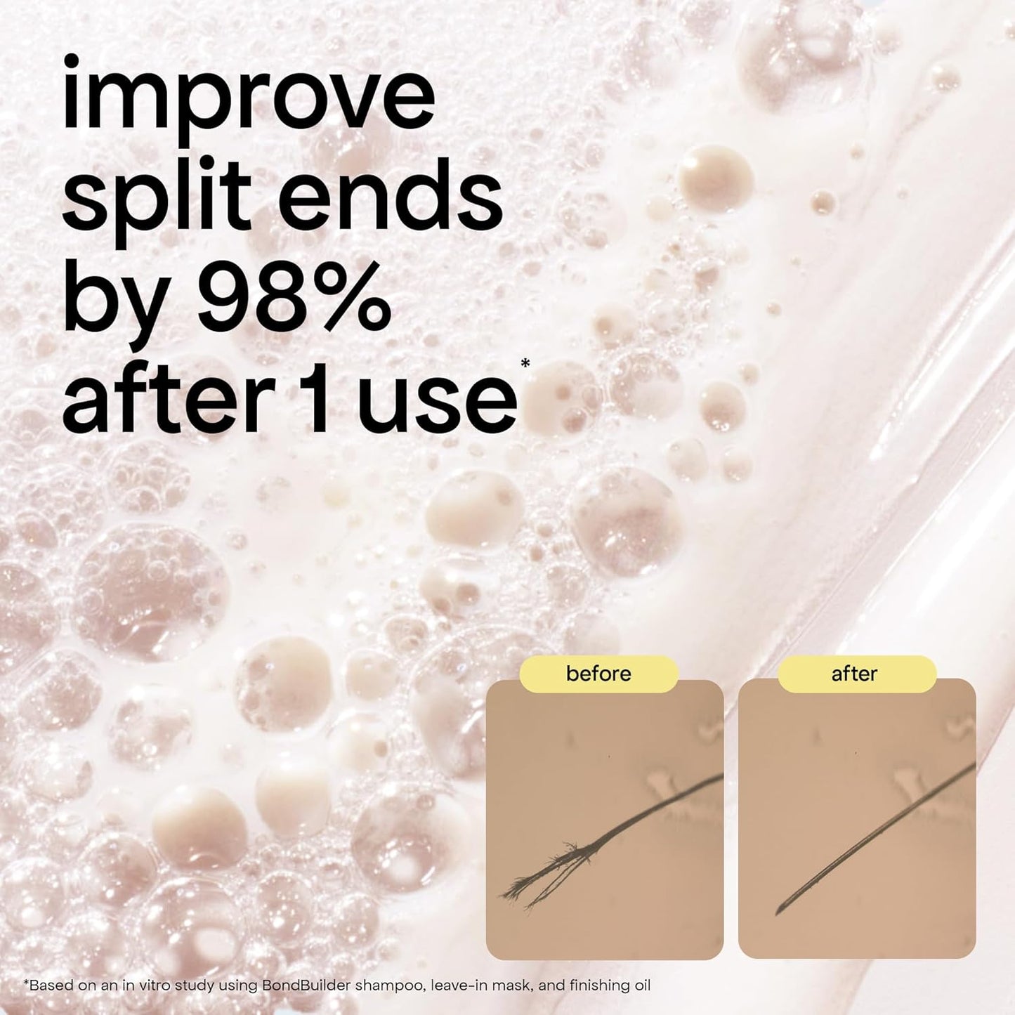 BONDIBOOST Rapid Repair Bond Builder + Shampoo for Damaged Hair [10.14 fl oz], Strengthening Formula for Restoring + Rebuilding Hair, Deep Conditioning + Nourishing Treatment for Healthier Results