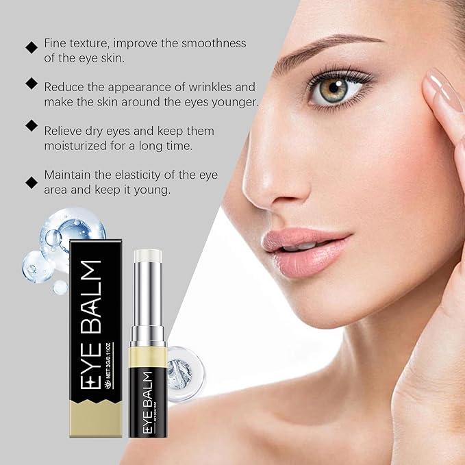 Lumibalm Erases Eye Bags within Minutes, Lumibalm for Under Eye Bags Lumibalm Eye Serum Lumibalm Stick for Under Eye Bags Turmeric Retinol Anti Aging Eye Cream Stick Reduce Fine Lines (1)