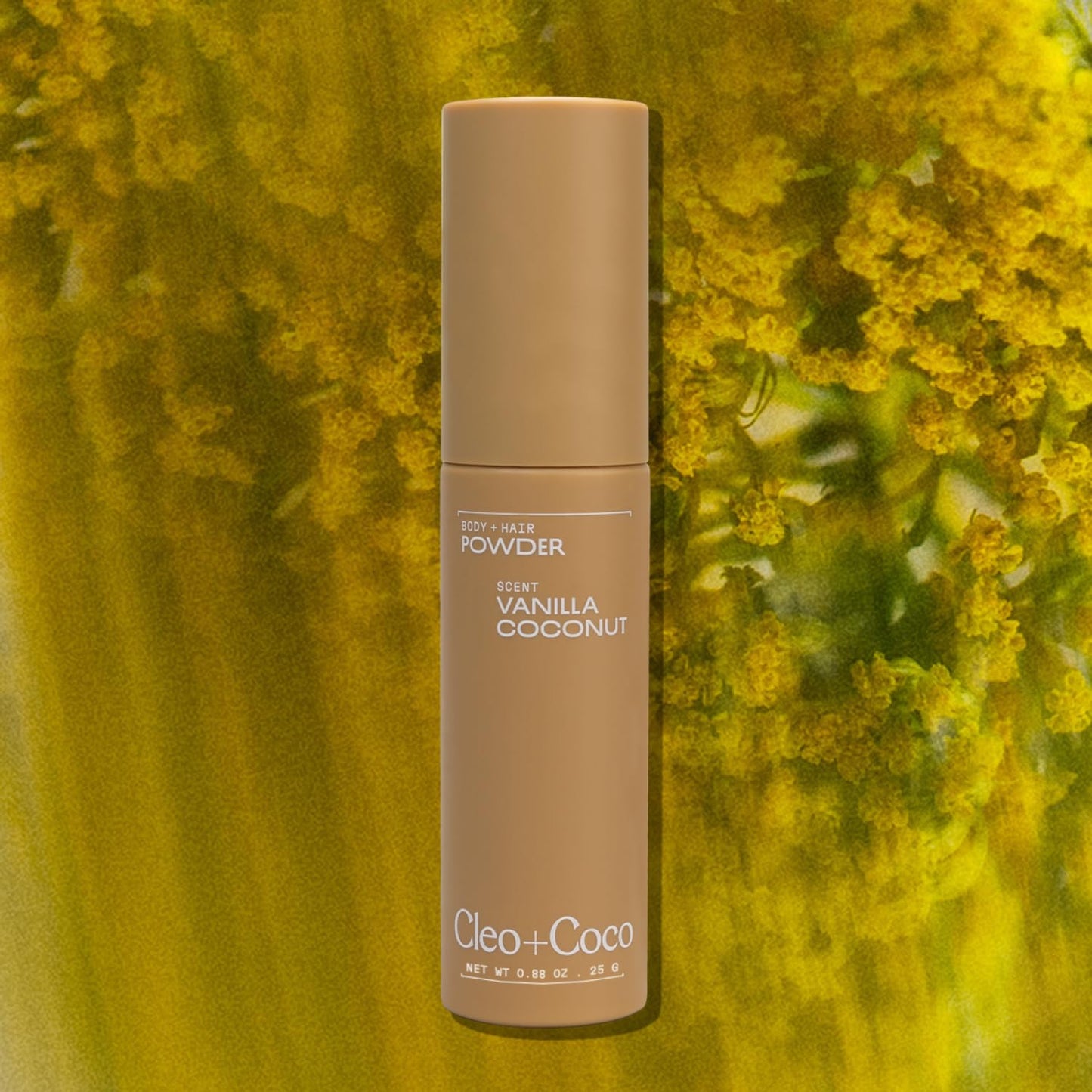 Cleo + Coco. Deodorant Powder for Body and Hair, Vanilla Coconut (0.88 oz), 2-in-1 Deo Powder & Dry Shampoo for Women & Men, Aluminum Free Deodorant, Talc-Free, Anti Chafe Protector, Travel-Size