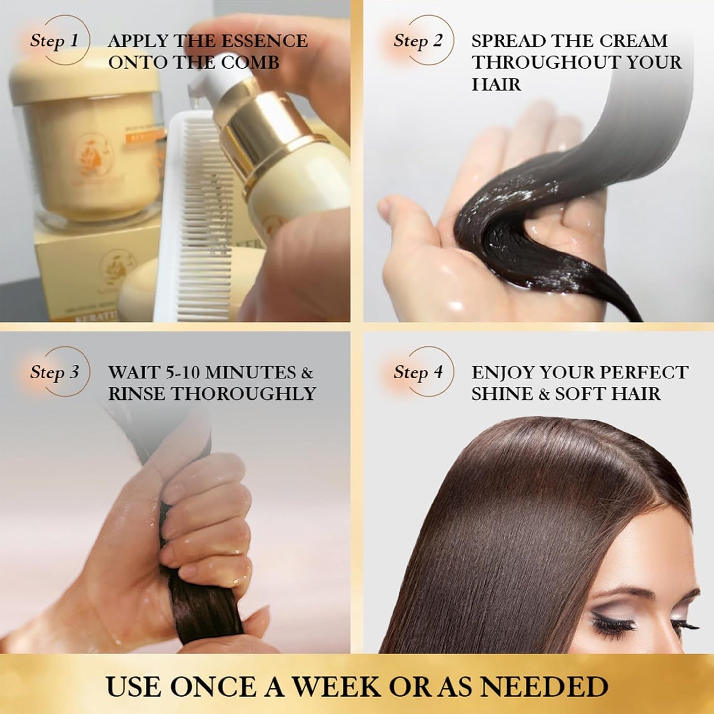 Argan Hair Oil Hair Serum Cold Pressed Weightless Argan Oil Hair Treatment for Dry Damaged Hair 2 floz