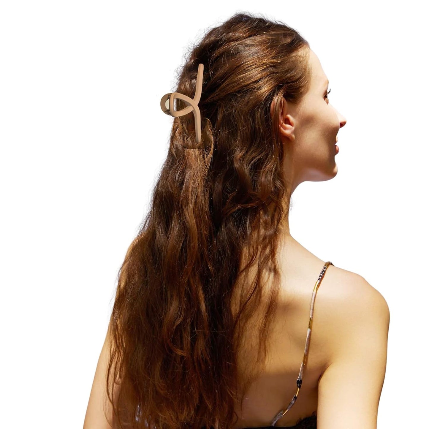 Hair Claw Clips Large 4.3 Inch No Slip Big Matte Glossy Butterfly Clip for Thin Fine, Medium Thick Hair Women, 5 Pack