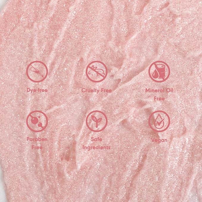 KAV Salt Body Scrub - Natural Exfoliating Salt Scrub for Body and Face, Helps with Moisturizing Skin, Dead Cell Removal, Rejuvenation and Relaxation, 4 Scents (Watermelon)