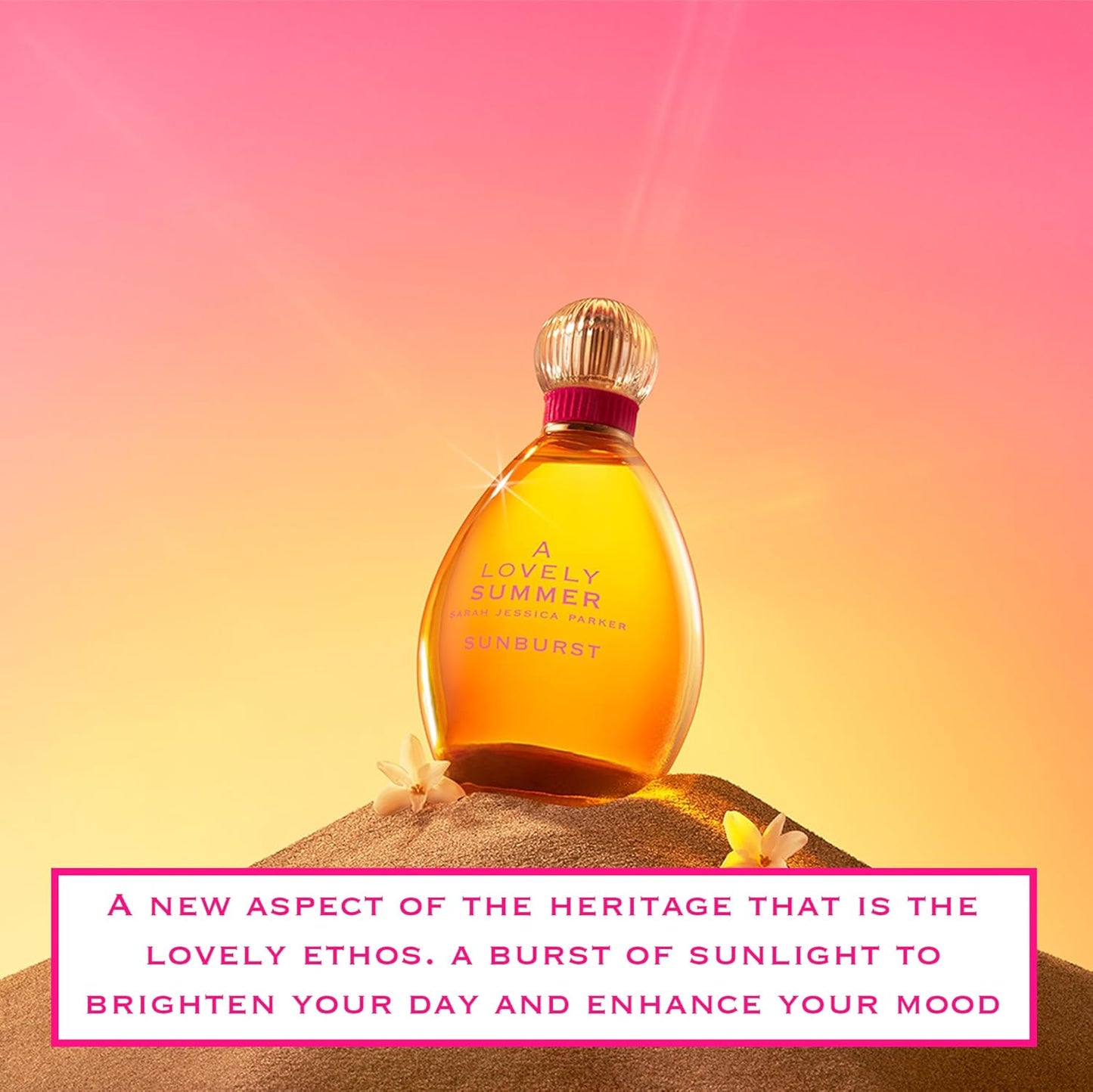 SJP Sarah Jessica Parker A Lovely Summer Sunburst Eau de Parfum 100ml Spray, Bright and Uplifting Female Perfume, Long-Lasting Fragrance For Women - Genuine Perfume for Women