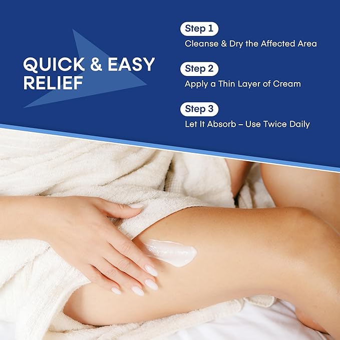 Seborrheic Dermatitis Scalp Treatment Cream: Soothing Itching Redness Scaling of Seborrheic Dermatitis - Fast-Acting Anti-Itch Ointment for Scalp Face Chest and Body for Men and Women 1 Pack