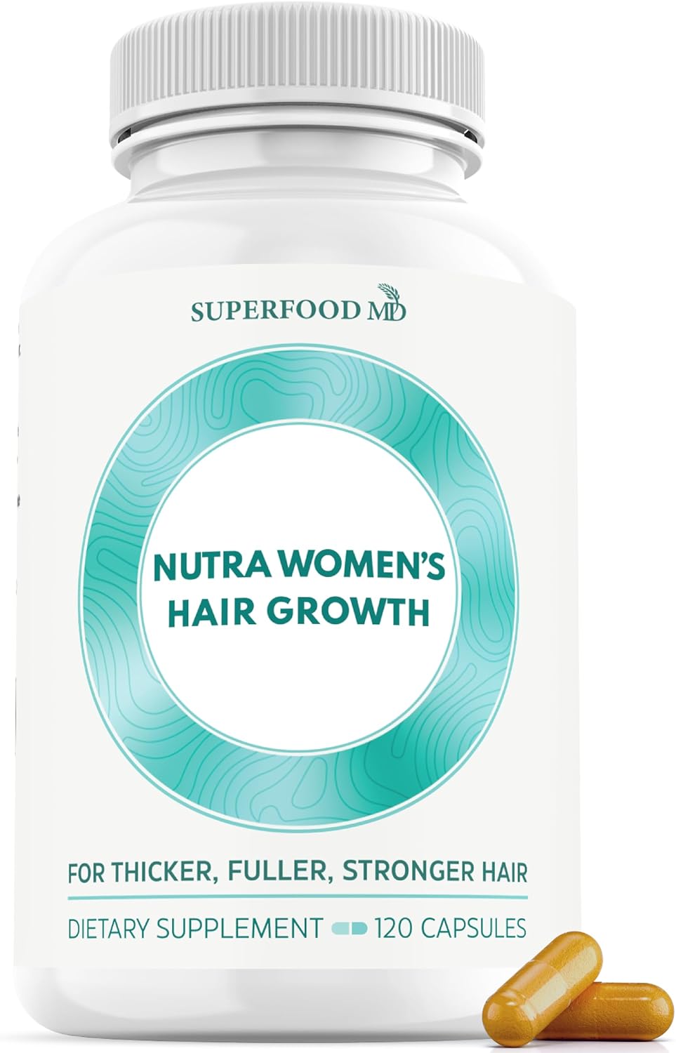 Women's Balance Hair Growth Supplements, Ages 45 and Up, Customer Proven for Visibly Thicker Hair and Scalp Coverage, Soy-Free, Made with 26 Ingredients Including Beta Carotenes - 1 Month Supply