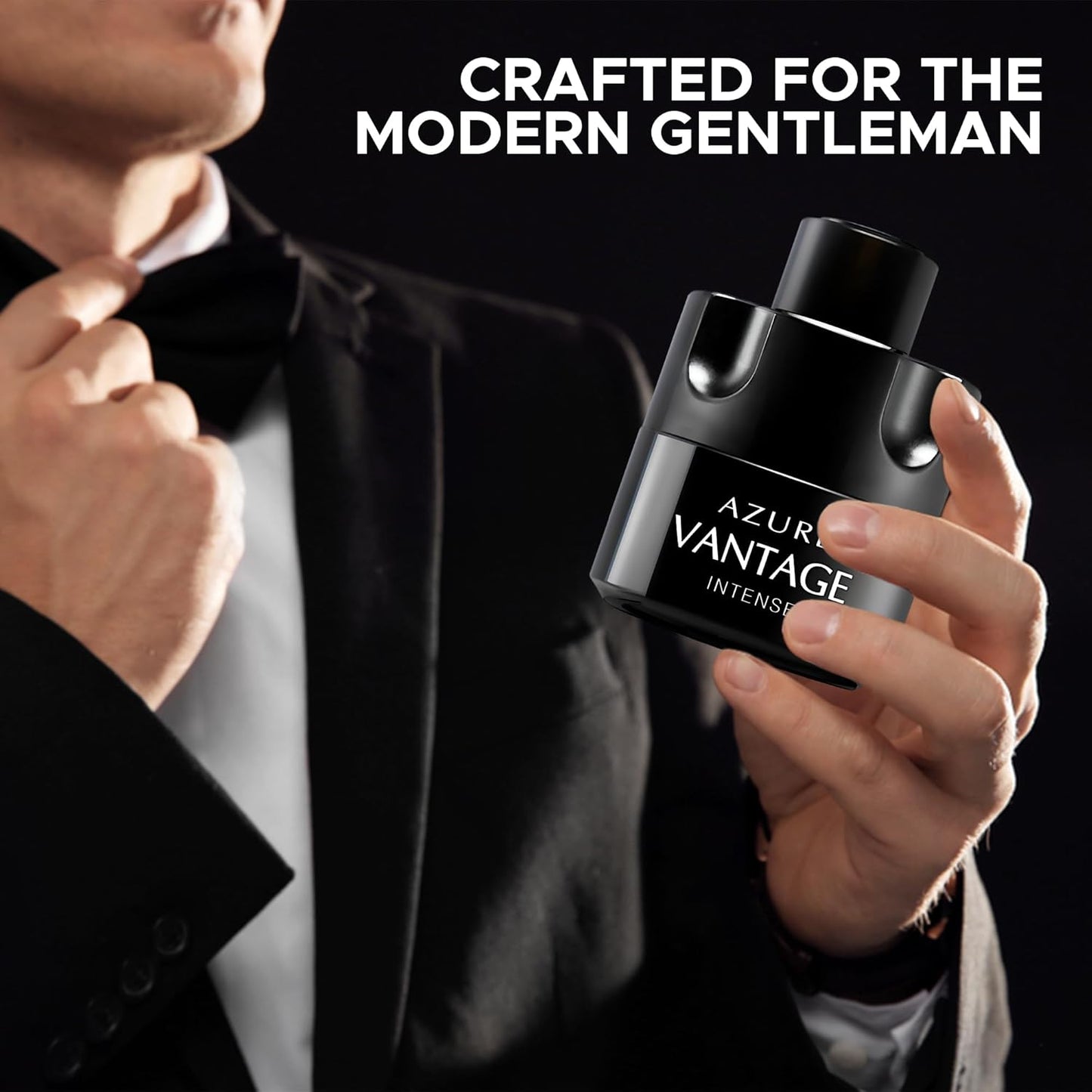 Men's Cologne Eau De Toilette EDT Spray Azure Vantage Intense 3.4 Fluid Ounce