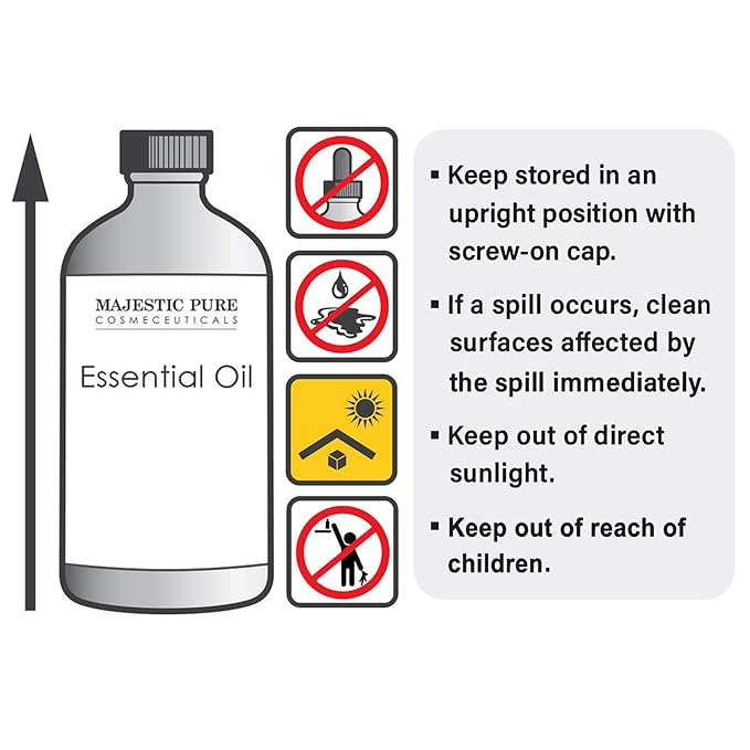 MAJESTIC PURE Ylang Ylang Essential Oil | 100% Pure and Natural Ylang Ylang Oil | Premium Grade Essential Oils for Hair Care, Home Diffusers, Skin, Aromatherapy, Massage and Humidifiers | 4 Fl Oz