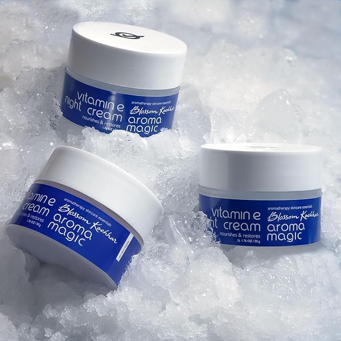 Vitamin E Night Cream | Hydrating & Nourishing Moisturizer | Restores & Revitalizes Dry, Dull Skin | Anti-Aging & Wrinkle Care | Non-Greasy Formula | 1.76 Oz (50g)