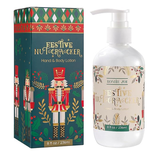 Christmas Hand & Body Lotion with Moisturizing Shea Butter - The Nutcracker - Infused with The Nutcracker Aroma - 236 ML / 8 FL OZ