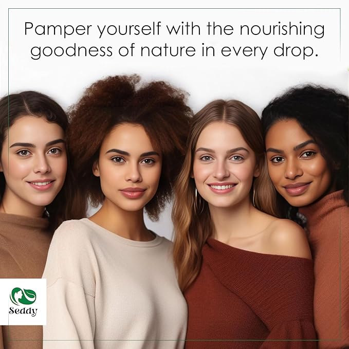 Seddy MCT Fractionated Coconut Oil - Unscented 100% Natural - Hexane Free - Premium Grade Daily Hydration Carrier Oil for Moisturizing Skin, Hair, and Body - 8 Fl. Oz