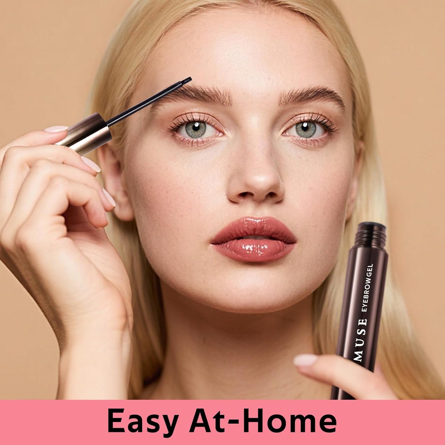 KIMUSE Instantly Semi-Permanent Eyebrow Gel, Long Lasting Eyebrow Tint, Waterproof Tinted Eye Brow Gel, Transfer-Proof, Smudge-Proof, Eyebrow Makeup Gift for Women & Girl, 0.17oz