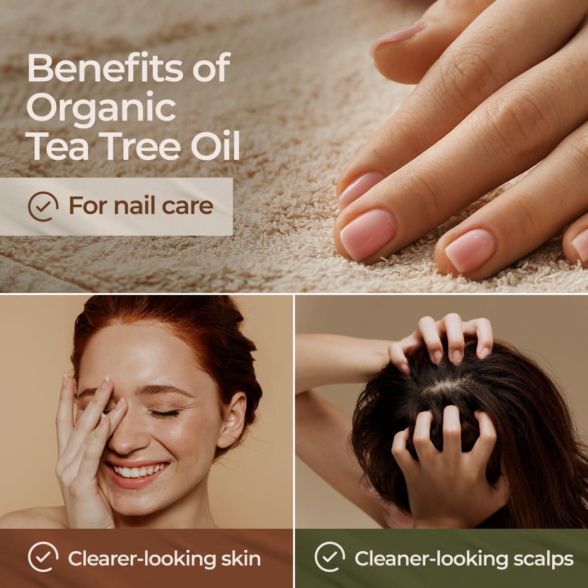 Gya Labs Organic Tea Tree Essential Oil - 0.34 Fl Oz - for Skin, Hair, Diffuser, Aromatherapy, DIY Candle Making Scents