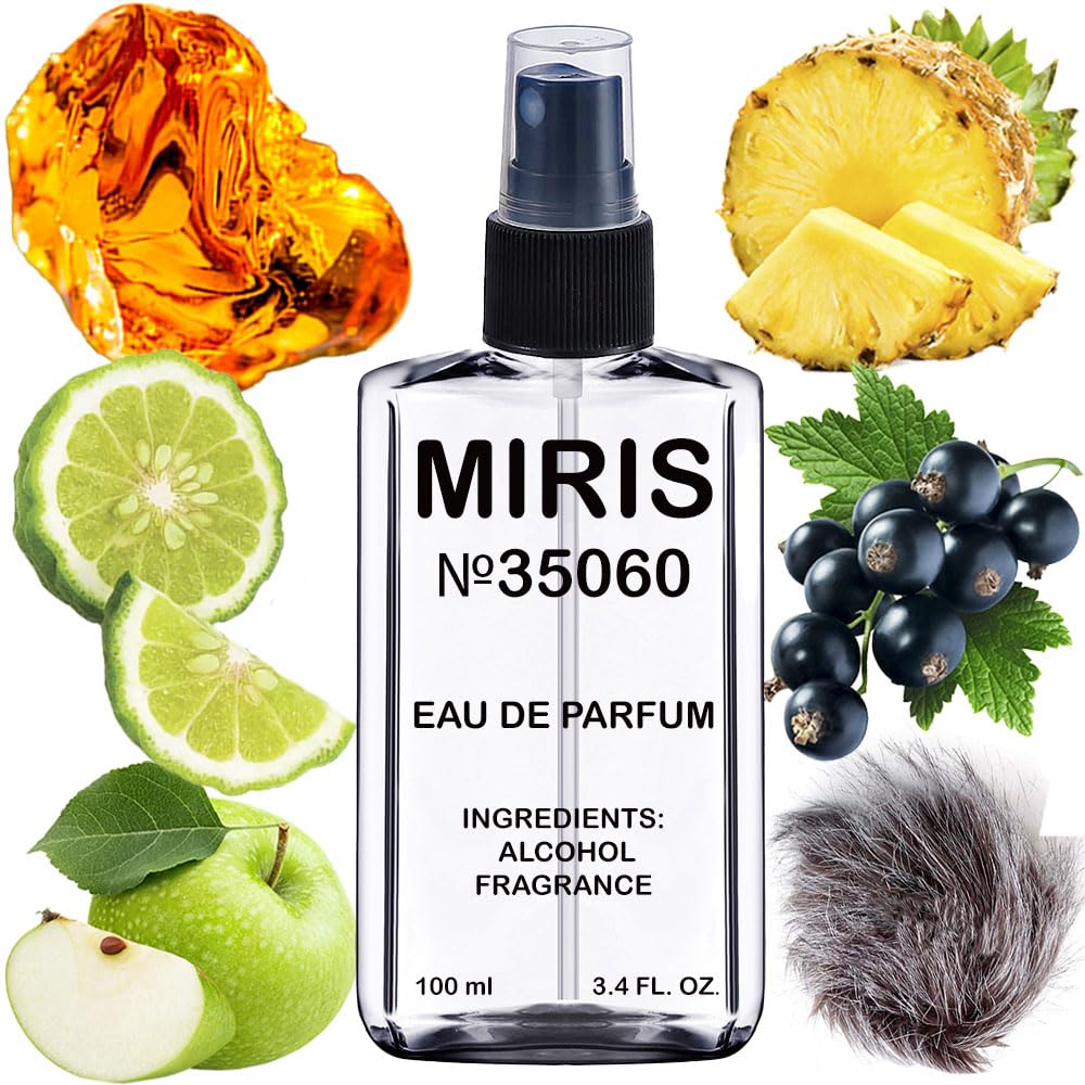 MIRIS No. 35060, Inspired by Nero, Long-Lasting Eau de Parfum for Men, Spray 3.4 Fl Oz / 100 ml