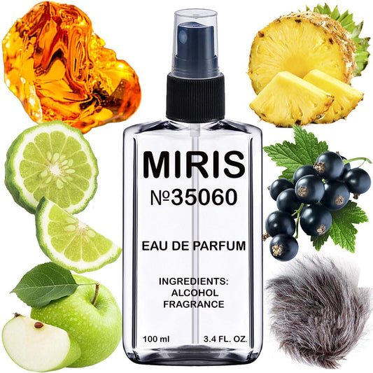 MIRIS No. 35060, Inspired by Nero, Long-Lasting Eau de Parfum for Men, Spray 3.4 Fl Oz / 100 ml