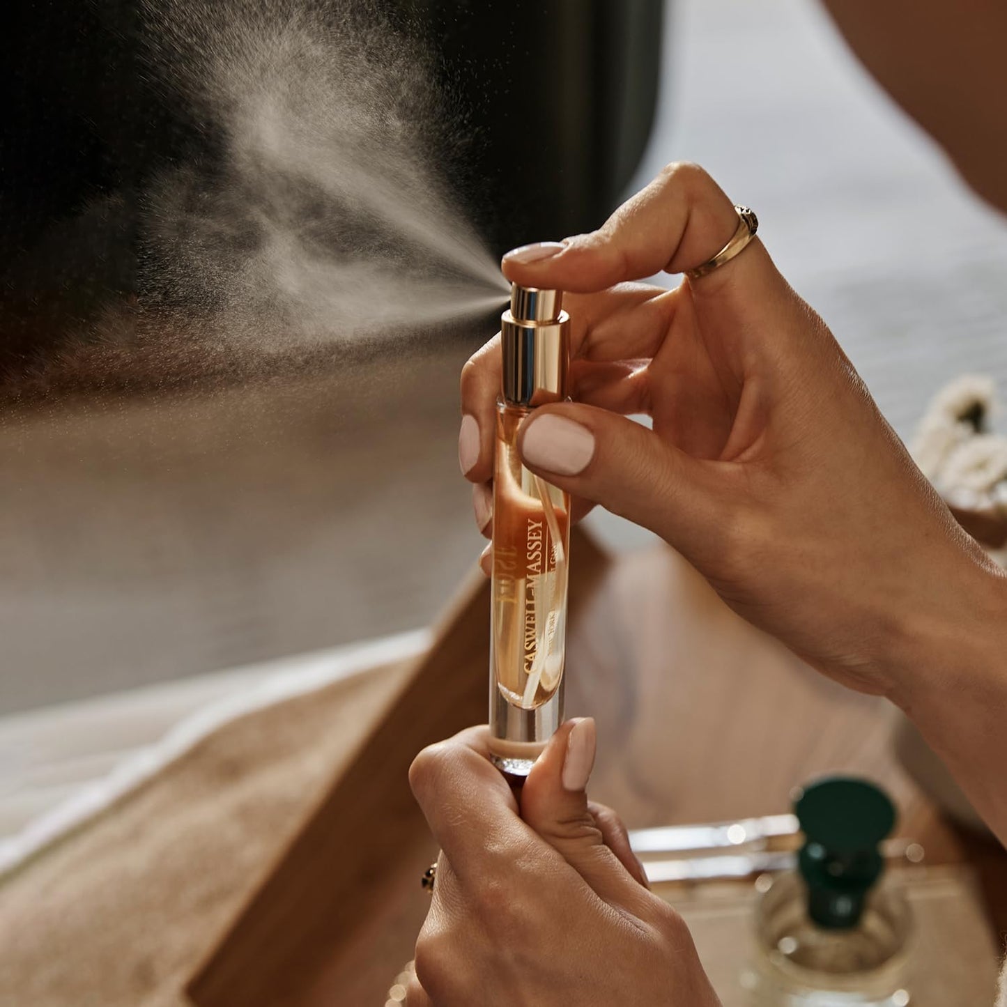 Caswell-Massey Elixir of Love Eau de Toilette Spray, Enchanting Floral Perfume for Women with Lavender, Jasmine, Passionflower & Artemisia Blend, Made in USA, 0.25 Oz