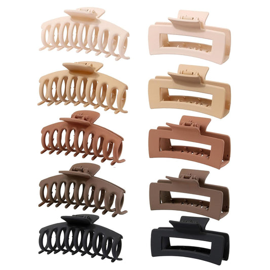 Hair Clips for Women – Large Claw Clips, Banana Clips, Big Hair Clips for Thick, Thin Hair, Strong Hold, Non-Slip Hair Claws, Versatile Hair Accessories(PG14)