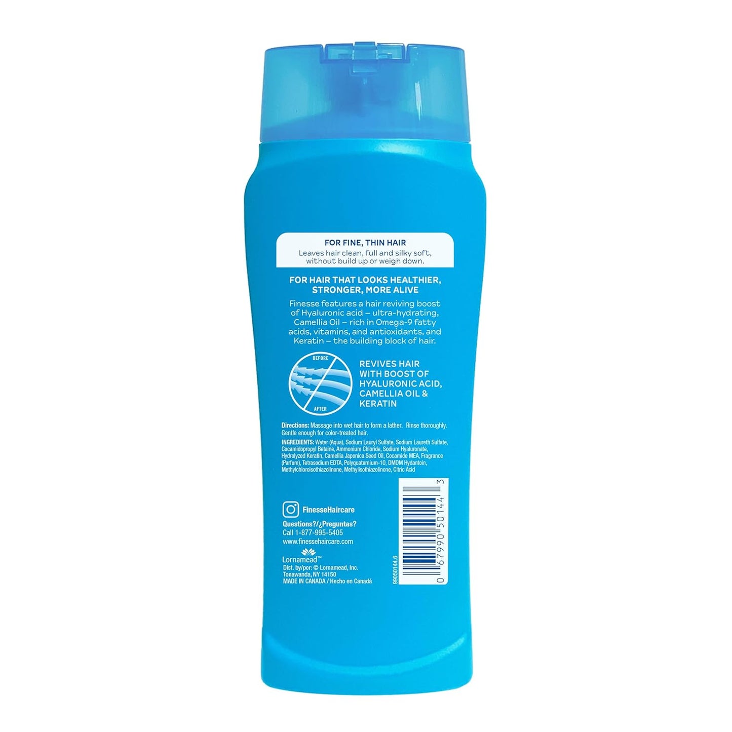 FINESSE Volumize + Strengthen, Volumizing Shampoo, 13 Fl Oz