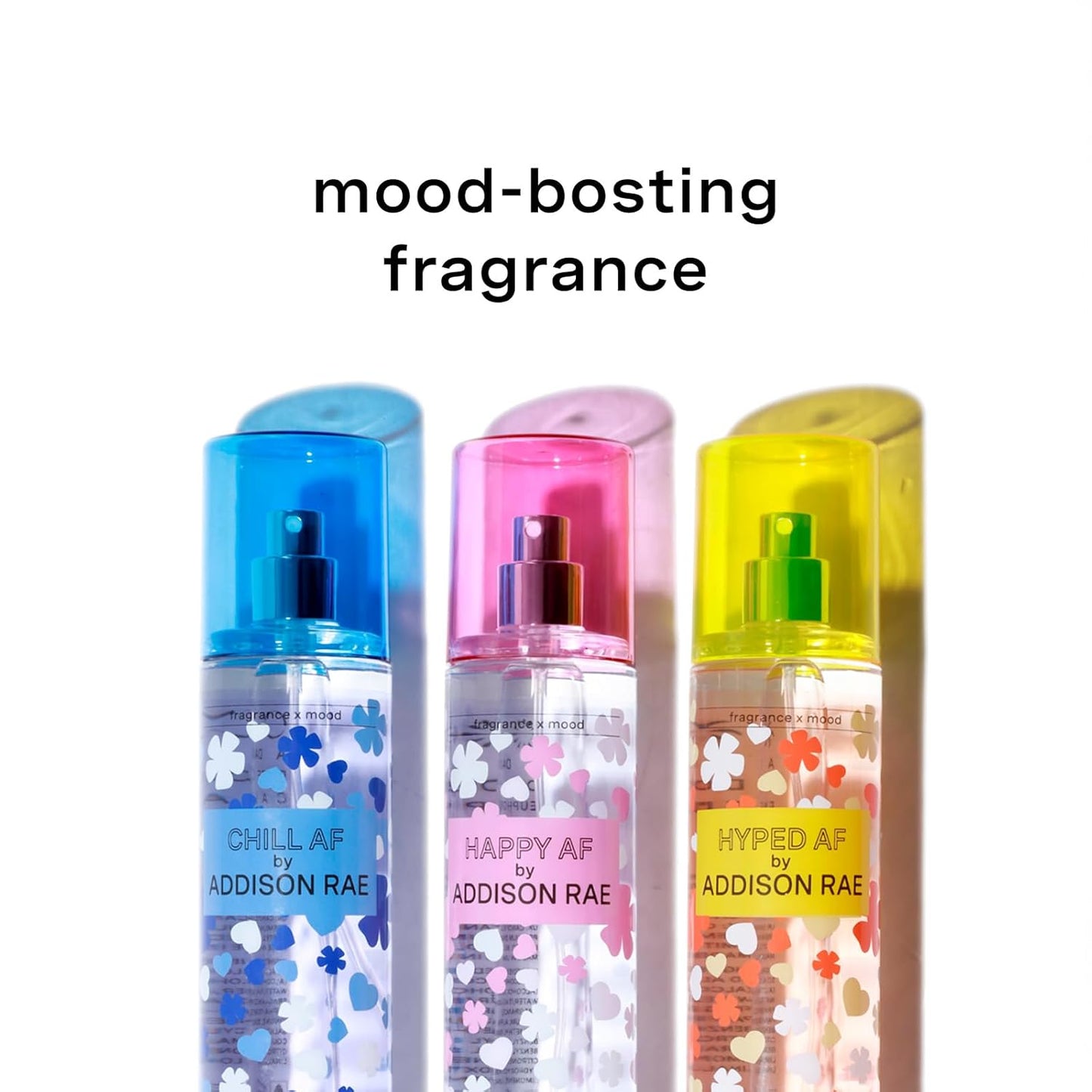 Addison Rae Hyped Body & Hair Mist for Women - Woody Citrus Feminine Scent - Body Spray Opens with Mandarin and Blood Orange - Long-Lasting, Everyday Wear Fragrance for Her - Vegan, Cruelty Free - 8oz