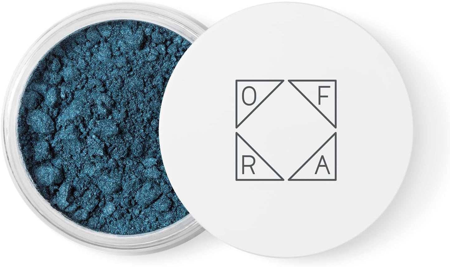 Ofra Loose Eyeshadow - Blue Jeans | Highly Pigmented Single Eyeshadow for Bold, Lasting Color | Smooth, Blendable Formula for Stunning Eye Looks | 6g