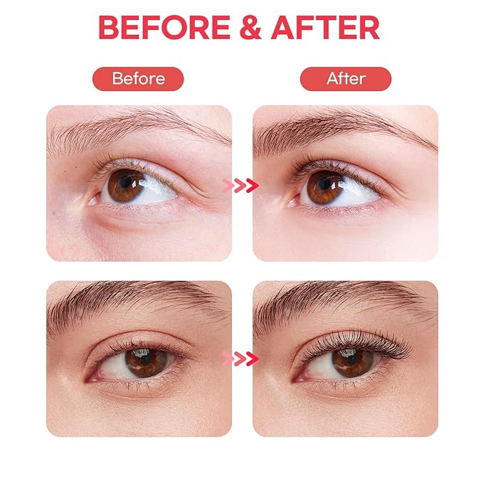 Eyelash Growth Serum, Lash Serum for Eyelash Growth, Eyelash Serum to Grow Lashes in 3-4 Weeks, Lash Growth Serum & Brow Growth Serum for Longer, Thicker, and Fuller Eyelashes, 5ML