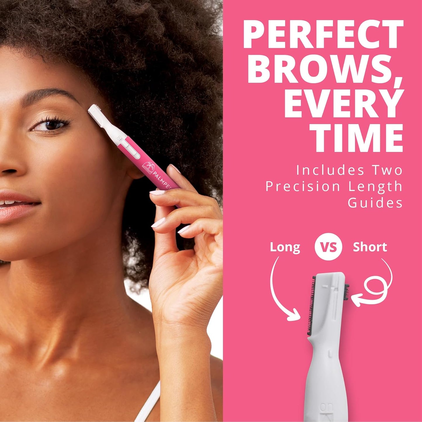 Facial Hair Trimmer for Women Facial Hair Removal, Womens Shaver for Upper Lip Chin Eyebrow, Compact Dual Blade Electric Razor for Ladies Face Hair Remover - Color Varies